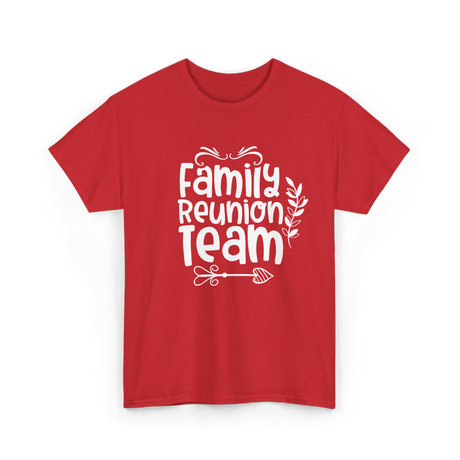 Family Reunion Team Gathering T-Shirt - Red