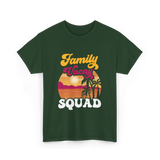 Family Vacay Squad Vacation T-Shirt - Forest Green