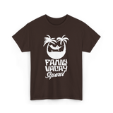 Family Vacay Squad Vacation Travel T-Shirt - Dark Chocolate