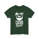 Family Vacay Squad Vacation Travel T-Shirt - Forest Green