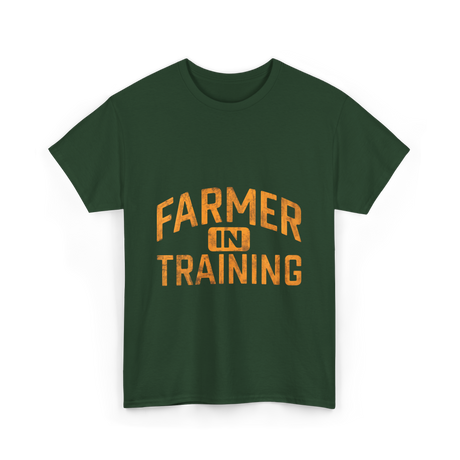 Farmer in Training Agriculture Farming T-Shirt - Forest Green