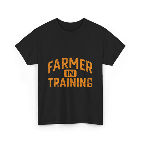 Farmer in Training Agriculture Future T-Shirt - Black