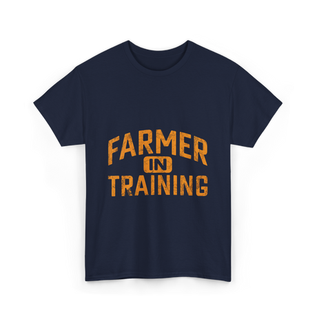 Farmer in Training Agriculture Future T-Shirt - Navy