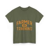 Farmer in Training Agriculture T-Shirt - Military Green