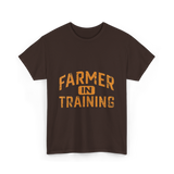 Farmer in Training Agriculture T-Shirt - Dark Chocolate