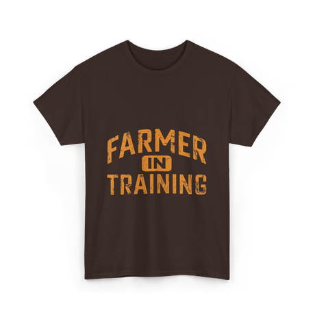 Farmer in Training Agriculture T-Shirt - Dark Chocolate