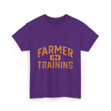 Farmer in Training Agriculture T-Shirt - Purple