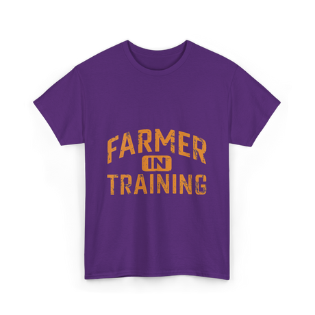 Farmer in Training Agriculture T-Shirt - Purple