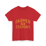 Farmer in Training Agriculture T-Shirt - Red