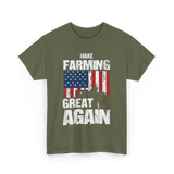 Farming T-Shirt - Military Green