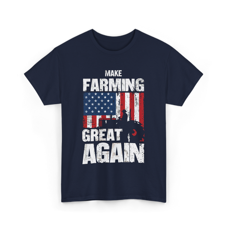 Farming T-Shirt - Navy