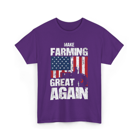 Farming T-Shirt - Purple