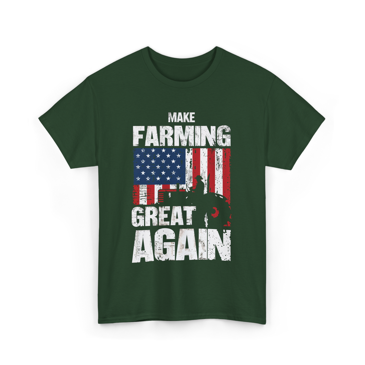 Farming T-Shirt - Forest Green