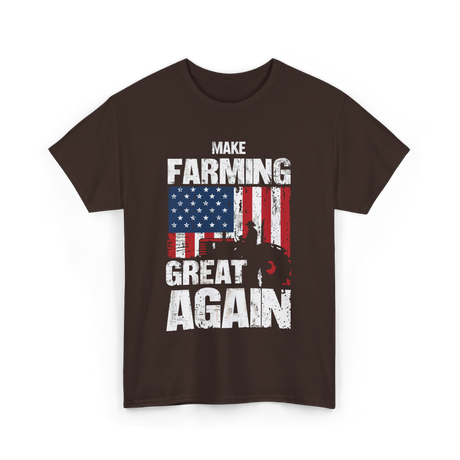 Farming T-Shirt - Dark Chocolate