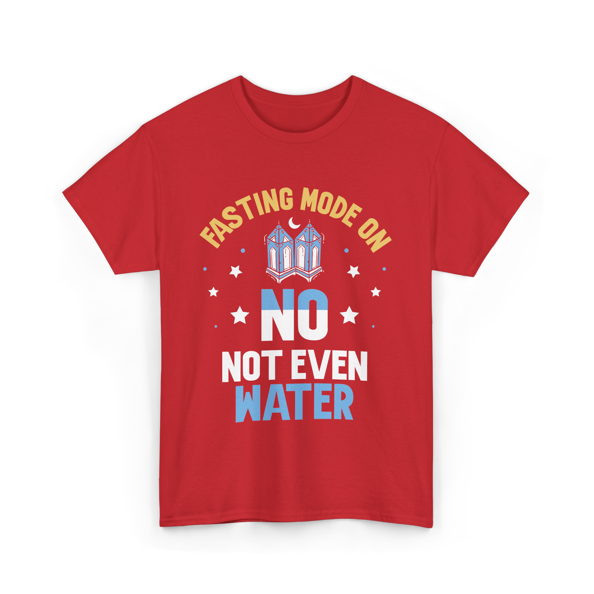 Fasting Mode On Ramadan Fasting T-Shirt - Red