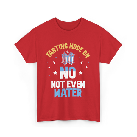 Fasting Mode On Ramadan Fasting T-Shirt - Red