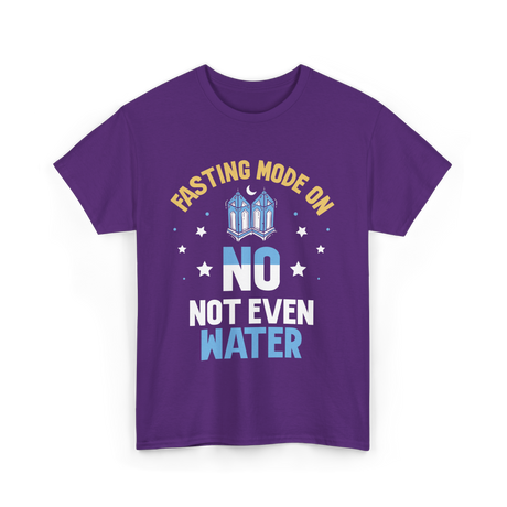 Fasting Mode On Ramadan Fasting T-Shirt - Purple