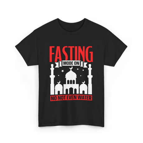 Fasting Mode On Ramadan T-Shirt - Black