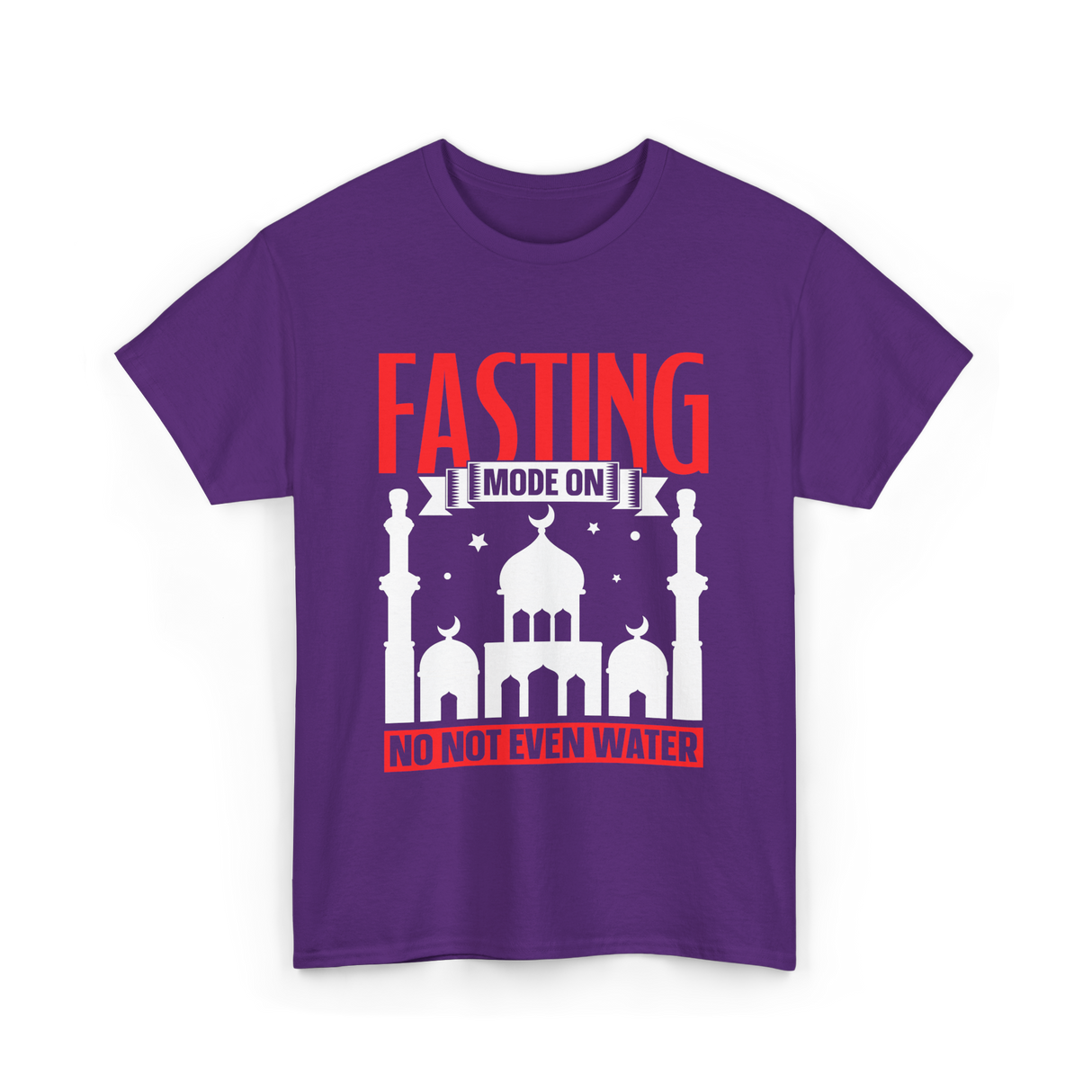 Fasting Mode On Ramadan T-Shirt - Purple