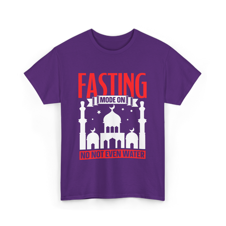 Fasting Mode On Ramadan T-Shirt - Purple