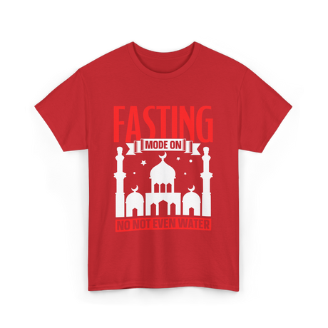 Fasting Mode On Ramadan T-Shirt - Red