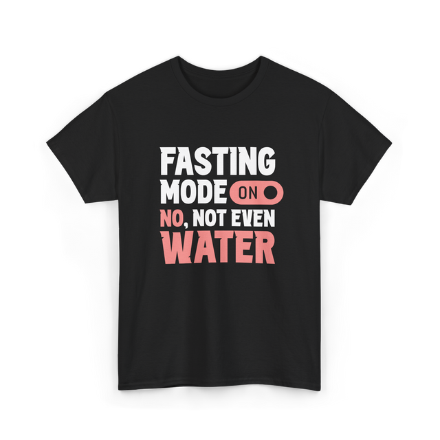 Fasting Mode On Water Ramadan T-Shirt - Black