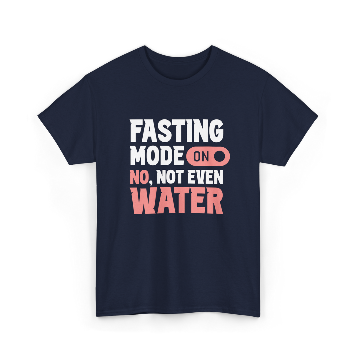 Fasting Mode On Water Ramadan T-Shirt - Navy