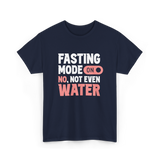 Fasting Mode On Water Ramadan T-Shirt - Navy