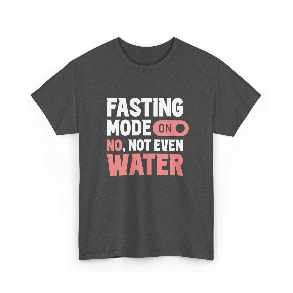 Fasting Mode On Water Ramadan T-Shirt - Dark Heather