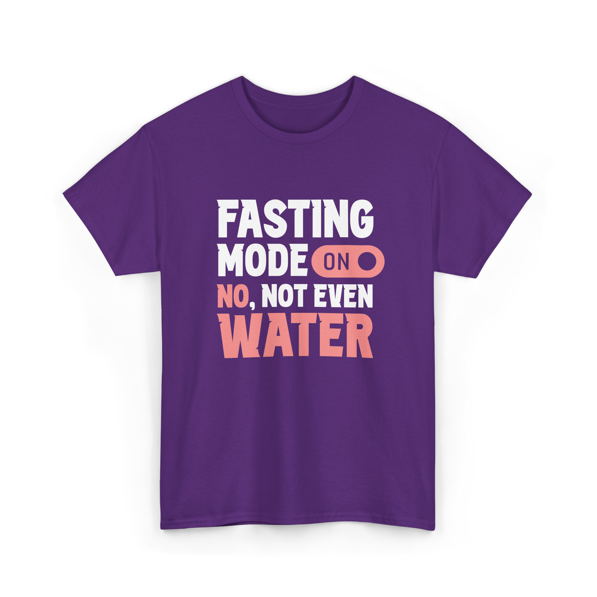 Fasting Mode On Water Ramadan T-Shirt - Purple