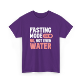 Fasting Mode On Water Ramadan T-Shirt - Purple