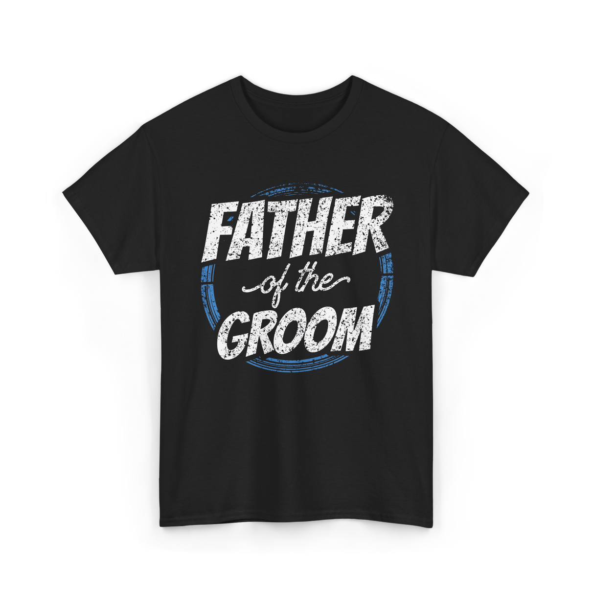 Father of the Groom Wedding Dad T-Shirt - Black