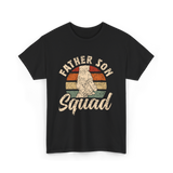 Father Son Squad Dad Parenting T-Shirt - Black