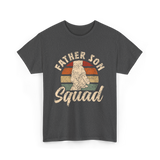 Father Son Squad Dad Parenting T-Shirt - Dark Heather