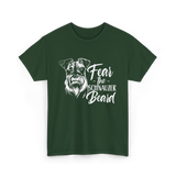 Fear the Schnauzer Beard Schnauzers T-Shirt - Forest Green