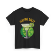 Feeling Salty Margarita T-Shirt - Black