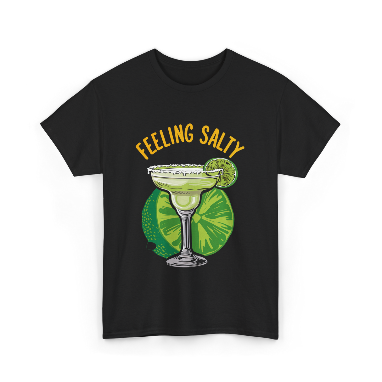 Feeling Salty Margarita T-Shirt - Black