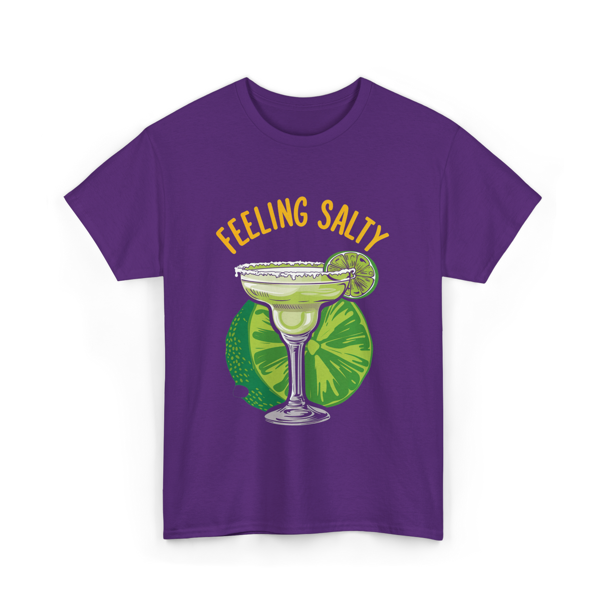 Feeling Salty Margarita T-Shirt - Purple