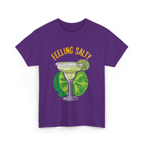 Feeling Salty Margarita T-Shirt - Purple