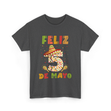 Feliz 5 De Mayo Cinco De Mayo T-Shirt - Dark Heather