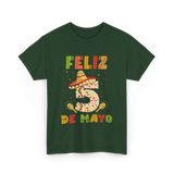 Feliz 5 De Mayo Cinco De Mayo T-Shirt - Forest Green