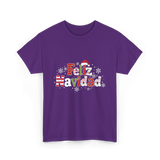 Feliz Navidad Christmas Celebration T-Shirt - Purple