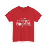 Feliz Navidad Christmas Celebration T-Shirt - Red