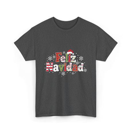 Feliz Navidad Christmas Celebration T-Shirt - Dark Heather