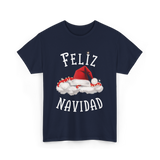 Feliz Navidad Christmas T-Shirt - Navy