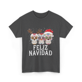 Feliz Navidad Christmas T-Shirt - Dark Heather