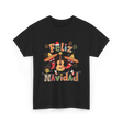 Feliz Navidad Mexican Fiesta T-Shirt - Black