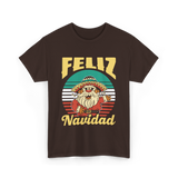 Feliz Navidad Mexico Christmas T-Shirt - Dark Chocolate