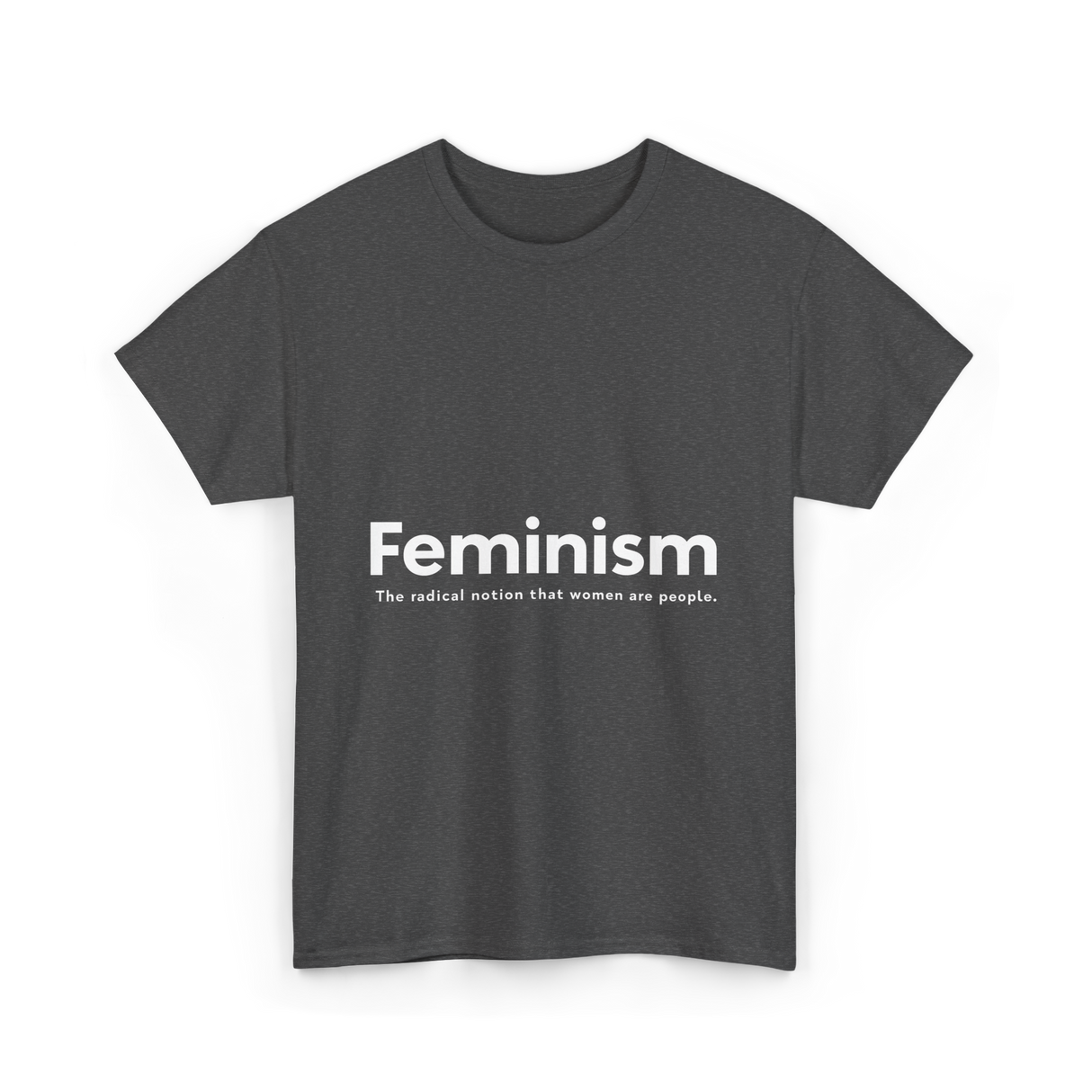 Feminism Definition Strong Women T-Shirt - Dark Heather