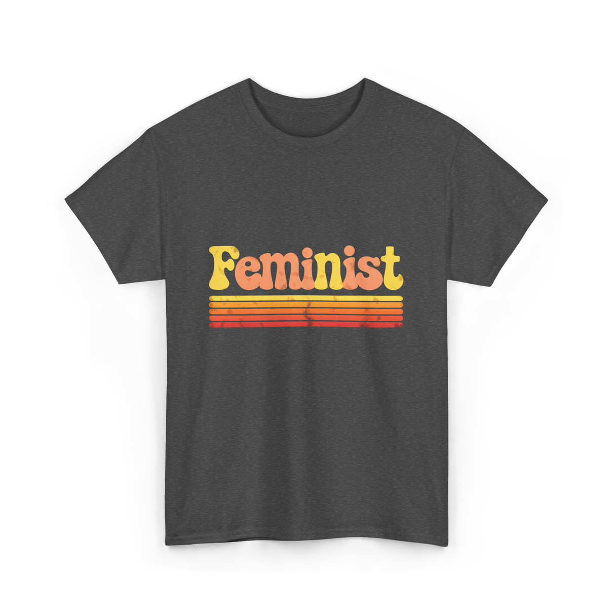 Feminist Retro Feminism Equality T-Shirt - Dark Heather